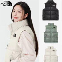 Logo thêu The North Face 100% nguyên bản Áo khoác mùa đông Áo ghi lê không tay