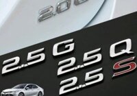 Logo trang trí Toyota Camry (2.0, 2.5,Q, G,S)