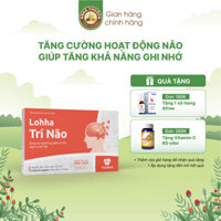 Lohha Trí Não Thái Minh - Dùng cho người suy giảm trí nhớ, sa sút trí tuệ, mất ngủ, hay quên - Hộp 20 viên