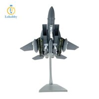 Lohobby 1 / 100 F 15E Máy Bay Tiêm Kích Mô Hình Sưu Tập Máy Bay Kim Loại Máy Bay Tiêm Kích Đồ Chơi Mô Hình Cho Máy Tính Để Bàn Trang Trí Văn Phòng
