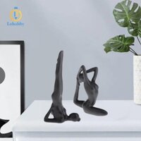 Lohobby 2x Để Bàn Cô Gái Yoga Tư Thế Phòng Ngủ Bàn Văn Phòng Để Bàn Trang Trí