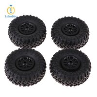 Lohobby 4 Bánh Xe Lốp Cao Su Cho Xe RC D90 MN90 MN91 1: 10 Trên Đường Drifting RC