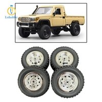 Lohobby 4 Miếng RC Bánh Xe Và Lốp Xe Bộ RC Lốp Có Vành Bánh Xe RC Bánh Xích Lốp Xe Ô Tô
