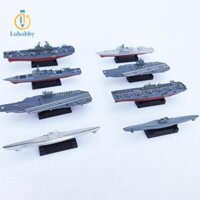 Lohobby 8x Tàu Chiến Mô Hình Đồ Chơi Tàu Chiến Bộ Tàu Mô Phỏng Playset DIY Tàu Xếp Hình 4D