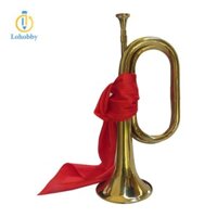Lohobby Brass 13 "Bánh kèn cổ vũ di động với nhạc cụ vải màu đỏ để tập thể dục Người mới bắt đầu Trình diễn chuyên nghiệp