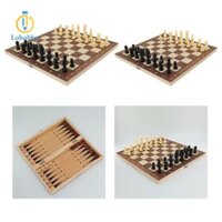 Lohobby Cờ Vua Bằng Gỗ Backgammon Cờ Vua Gấp Lưu Trữ Bộ Cờ Vua Bằng Gỗ Cho Gia Đình