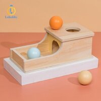 Lohobby Đồ Chơi Bằng Gỗ Lâu Dài Hộp Có Khay Ba lls Đồ Chơi Học Tập Mầm Non Sẽ Thả Hộp Đồ Chơi Cho Bé 1 Tuổi