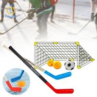 Lohobby Khúc côn cầu trên băng và bóng đá Mục tiêu trẻ em Gậy khúc côn cầu Đồ chơi thể thao Gậy khúc côn cầu đường phố di động cho bữa tiệc sân vườn Sân sau Trẻ em