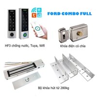 {Lỗi 1 đổi 1}Bộ Combo Khóa vân tay cửa sắt, khóa vân tay cửa lùa, khóa vân tay phòng trọ