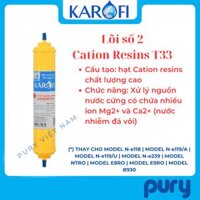 Lõi 2  OCB  GAC - CATION RESINS KAROFI- HÀNG CHÍNH HÃNG - THAY CHO MODEL N-e118, N-e119A, N-e119U, N-e239, N7RO, E8RO, E9RO, B930 - Lõi Cation vàng