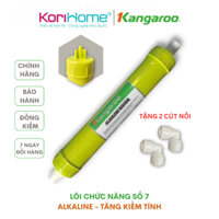 Lõi Alkaline Kangaroo ( Lõi số 7 ) tác dụng cân bằng Axit tăng kiềm tính cho nước cắm nhanh 2 đầu Tặng cút nối