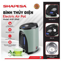 Lỗi đổi mới. Bảo hành 36 tháng.PHÍCH ĐUN ĐIỆN 5.0L SHAPESA 1200W AHP-5060