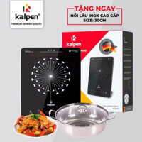 Lỗi đổi mới .Bếp Từ Đơn Kalpen IK1, Mâm Từ Đôi, Mặt Kính Ceramic, Nấu Nhanh Tặng Kèm NồI Inox 304 30cm