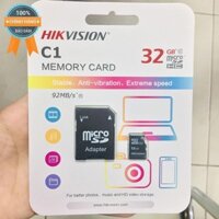 [LỖI ĐỔI MỚI] Thẻ nhớ Micro SD 16GB 32Gb 64GB 128GB Hikvision C10
