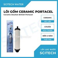 Lõi Gốm Ceramic Doulton British Portacel 7.5 inch by Scitech – Lõi số 1 máy lọc nước Nano Aquastar