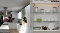 Lợi Ích Việc Sử Dụng Bản Lề Cánh Kính Khung Nhôm Cho Tủ Bếp