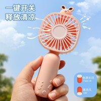 [Lời khen ngợi của mọi người] Quạt Mini làm mát mùa hè Sạc USB Phim hoạt hình Hydrating cầm tay Nano Spray Ký túc xá văn phòng