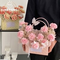 Lõi Kim Cương Dập Nổi Hình Hộp Quà Tặng Hoa Nghệ Thuật diy❤12.6