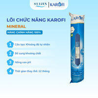 Lõi Lọc Chức Năng Mineral Karofi Đá Khoáng Số 6 - Bổ sung khoáng chất, chất điện giải có ích, nâng cao pH, làm ngọt nước