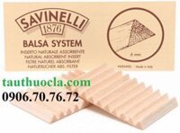 Lõi lọc gỗ balsa 6mm hấp thụ chất độc khói thuốc lá cho tẩu dunhill