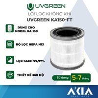 Lõi lọc HEPA H13 diệt khuẩn cho máy lọc không khí UVGREEN KA150 FT - Bộ Lọc 3 Lớp, chính hãng