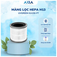 Lõi Lọc HEPA H13 Diệt Khuẩn Cho Máy Lọc Không Khí UVGREEN KA150 FT - Loại Bỏ 99,97% Bụi Mịn
