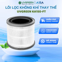 Lõi lọc HEPA H13 diệt khuẩn cho máy lọc không khí UVGREEN KA150 FT - Bộ Lọc 3 Lớp, chính hãng