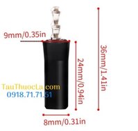 Lõi lọc inox ngưng tụ cho tẩu pipe hút thuốc lá sợi (3mm & 9mm)