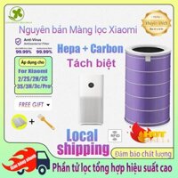 Lõi Lọc Không Khí lọc Xiaomi Air Purifier Filter 2/2S/2H/2C/3H/3C/3S/pro Bản quốc tế có chip RFID