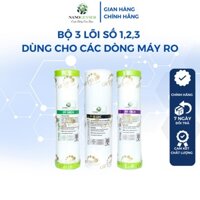 Lõi lọc nước ro 123, lõi lọc nước tinh khiết các dòng máy Aqua, Karofi, Kanguroo, Nano Geyser