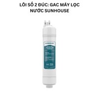 Lõi lọc Sunhouse số 2 nối nhanh SHA-WFGAC - Cấu tạo từ than hoạt tính gáo dừa dạng hạt xốp