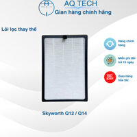 Lõi Lọc Thay Thế Cho Máy Lọc Không Khí Skyworth Q12, Q14 , màng lọc Hepa + Cacbon , khử mùi