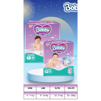 (Lõi Nén 3mm)Tã bỉm QUẦN Bobby ULTRA đủ size M96/ L88/ XL76/ XXL70/ XXXL22+4 miếng