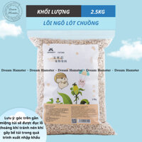 Lõi ngô/cùi bắp lót chuồng Jonsanty cho động vật nhỏ, bò sát (túi 2.5kg)