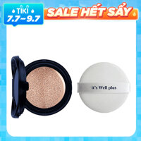 Lõi Phấn Nước Trang Điểm Kiềm Dầu &amp; Dưỡng Trắng Da its Well plus Snail Calendula 333 Platinum CC Cushion SPF50PA Matte 15g