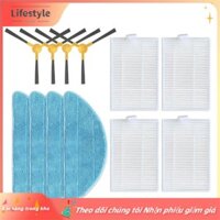 [Lối sống] Dành cho Okami R120 Bàn chải bên Bộ lọc Hepa Vải lau nhà Robot Hút bụi Phụ kiện thay thế