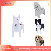 [Lối sống] Phim hoạt hình cho chó cưng Lọ hoa cho chó có thể lắp ráp Chậu hoa cho thú cưng Giống chó trong vườn Chậu trồng hoa DIY Trang trí nội thất