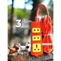 (lõi sứ) Ổ cắm điện chịu tải 3 lỗ cắm SANOMAX 6000w dây 3m 30A 250V