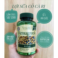 LỢI SỮA CỎ CÀ RI FENUGREEK 610 MG Từ hãng Holland and Barrett date 2025/2026