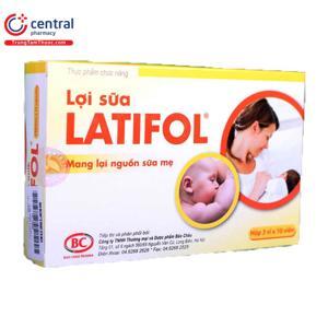 Lợi sữa Latifol cho mẹ đang cho con bú