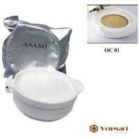 Lõi thay thế phấn nước CC Cushion Asami, mỏng mịn, lâu trôi, kiềm dầu, che phủ tối ưu