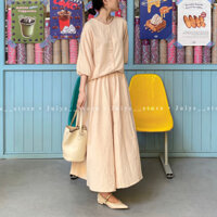 Lola SET - chân váy & áo cánh dơi tay bo (ảnh thật & video)