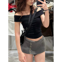 Lolipop's Top - Áo trễ vai ôm body đa dạng phong cách cho các nàng cho mùa hè này