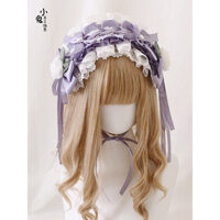 Lolita Lolita bốn mùa nơ bướm thanh lịch búp cảm giác cài tóc mũ đội đầu tay kẹp tóc kc