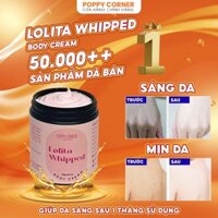 Lolita Whipped Body Cream POPPY CORNER Kem Body Lolita sáng da dưỡng da cơ thể giúp da mềm mại cấp ẩm