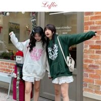 LOLLIE STUDIO - Áo hoodie Heartshaped Lolliepop TKP197 áo hoodie dài tay nỉ có mũ thu đông thiết kế hình in cao cấp