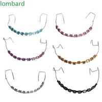 Lombard 1 Cặp Trang Trí Răng Tạm Thời, Trang Trí Nha Khoa Có Dây Kim Loại Dây Buộc Chỉnh Nha, Chất Liệu Nha Khoa Chân Đế Giả Nhiều Màu Sắc Niềng Răng Giá Đỡ Kim Loại Răng