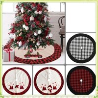 Lomhome❤ Váy Cây Thông Noel 120cm Thảm Bông Tuyết để Trang Trí Nhà Trang Trí Cây Thông Noel Navidad 2023 Trang Trí Tạp Dề ông Già Noel Trang Trí Năm Mới ❤Lomhome