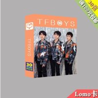 Lomo tfboys hộp cam bộ ảnh hộp 30 ảnh thẻ hình nhóm nhạc idol