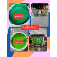 (Lon 4kg) Sơn chậu cảnh SuPon hệ siêu bóng( Sơn hệ nước ngoại thất đủ màu)